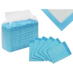 50-Pack - Hygienunderlägg 60x45 cm / Engångsunderlägg / Hygien Underlägg Blå