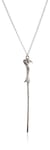 HARRY POTTER Officiellement sous Licence en Argent Sterling Lord Voldemort Wand Collier