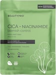 BEAUTYPRO CICA+NIACINAMIDE Blemish Control Face Sheet Mask | 100% Biodegradable
