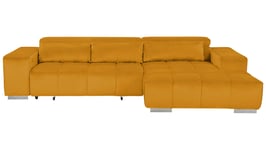 Canapé d'angle relax électrique 4 places ORION coloris jaune