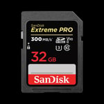 SanDisk Extreme Pro Minnekort SDHC 32G UHS-II 300mb/s
