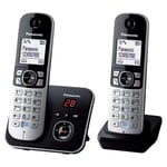 Panasonic KXTG6822 Twin Cordless Phone Answer Machine 2 Handset Telephone