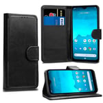 DN-Technology Nokia 6.2/7.2 Case, Flip Leather Wallet Case [Magnetic Closure] [Card Slots Cash Holder] [Stand Kickstand] Shockproof Case