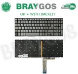For Lenovo IdeaPad L340-15 L340-15API L340-17 L340-17IWL UK Keyboard + Backlight