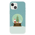 iPhone 15 Plus Fleksibelt Plast Jul Deksel - Merry Christmas - Juleball
