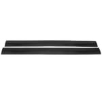 2pcs Silicone Seal Strip Stove Counter Space Cover Heat-Resistant Anti-Oil Oven Space Filler Sealing Strip for Kitchen (25inch-Black)