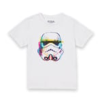 Star Wars Stormtrooper Paintbrush Kids' T-Shirt - White - 7-8 Years