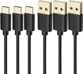 USB to Type C Charging Cables x3 1.2M For Apple Macbook Phone Charger Sync Data