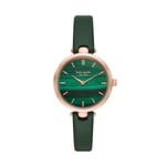Kate Spade New York Klockarmband KSW1529 Läder Grön 12mm