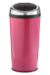 Premier Housewares Push Top Bin, 30 L - Hot Pink