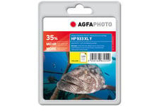 AgfaPhoto - 135% - gul - kompatibel - blækpatron (alternativ til: HP 933XL, HP CN056AE)