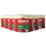 Kenco Decaf Instant Coffee Tins 6 x 500g - 275 Servings Per Tin
