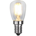 Star Trading LED-lampa Filament E14 ST26 Klar Dimbar 2,8W Clear 352-42-1