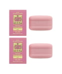 4711 Unisex Floral Collection Rose Cream Soap 100g x 2 - One Size