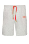 Hugo Boss Bodywear Light Grey Cotton Loungewear Leg Logo Shorts Size S BNWT