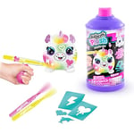 Canal Toys Airbrush Mini Surprise Plush to Customise with Pens and Stencils, 1-Pack Neon-AIR 020, White