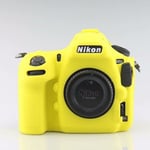 Jaune - Étui en Silicone pour appareil photo Nikon D850 DSLR, housse de protection pour objectif vidéo