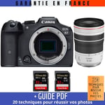 Canon EOS R7 + RF 70-200mm F4 L IS USM + 2 SanDisk 32GB Extreme PRO UHS-II SDXC 300 MB/s + Guide PDF ""20 techniques pour r?ussir vos photos