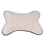1pcs Universal Car Neck Pillows Breathable Mesh Pillow Inter Beige