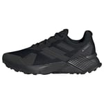 adidas Homme Terrex Soulstride Trail Running Shoes Low, Core Black/Carbon/Grey Six, 39 1/3 EU