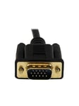 6ft HDMI to VGA active converter cable HDMI to VGA adapter - video transformer - sort