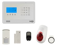 LKM Security wg-yl007 m2eb + 3S + 1pir + sir03 _ 01 Kit M2E antivol Alarme Maison sans Fil