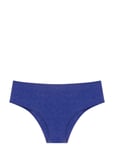 Yuma Brief Swimwear Bikinis Bikini Bottoms High Waist Bikinis Blue Dorina