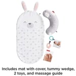 Changing Massage Set Baby Play Mat Fisher - Price Bunny Teether Comfy Tummy Time