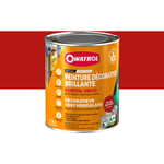 Owatrol - Peinture antirouille décorative rustol deco brillant Rouge sécurité (ral 3001) 0.75 litre - Rouge sécurité (ral 3001)
