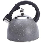 3L Whistle Kettle,Induction Cooker Whistle Household Gas Kettle,Stainless Steel Tea with Heat Proof Handle