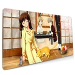 Fruits Basket Large Gaming Mouse Pad (35.43 X 15.75X 0.12inch) Extended Ergonomic for Computers Thick Keyboard Mouse Mat Non-Slip Rubber Base Mousepad