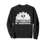 Sunshine and Arizona AZ Retro Vintage Sun Sweatshirt