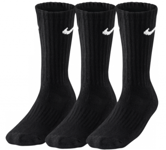 Nike NIKE Cushioned Crew 3-pack Black Socks (42-46)