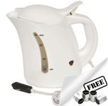 Travel Kettle Portable Electric 1L Capacity 12v For Camping Festival SWK2 .Caps✅