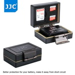 JJC Camera Battery+1 SD & 2 Micro SD Card Case for Fujifilm NP-W126 NP-W126S