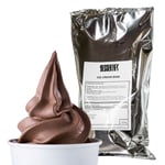 Chocolate Ice Cream Powder Mix 1.6Kg - Luxury Soft Serve For Ice Cream Machines