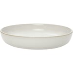 Tallrik 21 cm, Naturvit