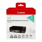 Original Canon PGI-29 Monochrome Ink Cartridge Multipack (4868B018)