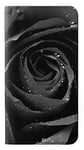 Black Rose PU Leather Flip Case Cover For iPhone XS Max