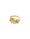 Willpower Recycled Sculptural Ring Gold-Plated Ring Smycken Gold Pilgrim