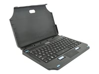 Gamber-Johnson 2-In-1 - Tangentbord Och Foliefodral (Fodral) - Monterbart - Compact - Med Pekplatta, Musknappar - Bakgrundsbelyst - Pogo Pin - Qwerty - Brittisk