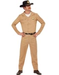 80 talls Sheriff Kostyme til Mann 3 Deler