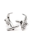 Manschettknappar saxofon silver