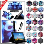 Folio Stand Leather Cover Case For Various 8" 10" Huawei Mediapad Tablet+stylus