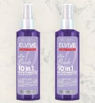 2x 150ml LOreal Elvive ALL for BLONDE 10 in 1 Bleach Rescue Spray