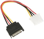 AKYGA AK-CA-11 Câble Adaptateur SATA vers Molex 4 Broches 15 cm