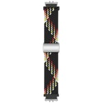 Flätat magnetiskt klockarmband Samsung Galaxy Fit 3 - Black Rainbow