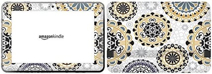 Get it Stick it SkinTabAmaFireHD89_67 Light Grey Background with Circular Shapes Skin for 8.9-Inch Amazon Kindle Fire HD
