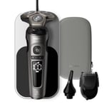 Philips Shaver S9000 Prestige - Cordless electric shaver with 2 attachments - SP9872/22