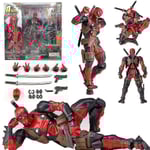 Marvel Legends X-men Nr. 001 Deadpool Actionfigur Fantastisk Revoltech Kaiyodo Leksak
